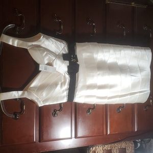 MAXANDCLEO WHITE DRESS SIZE 6